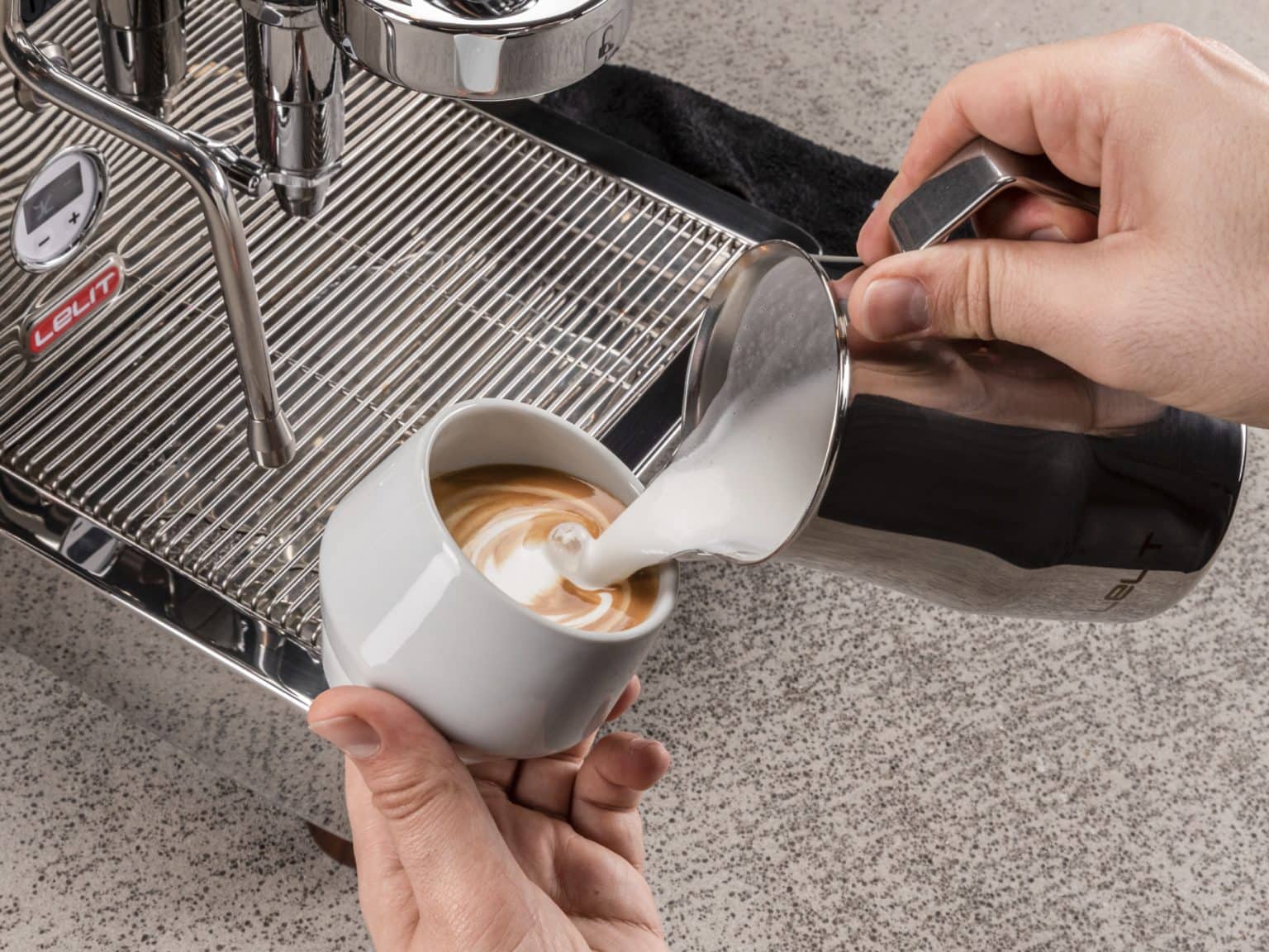 LELIT Milk Jug with Latte Art Pen