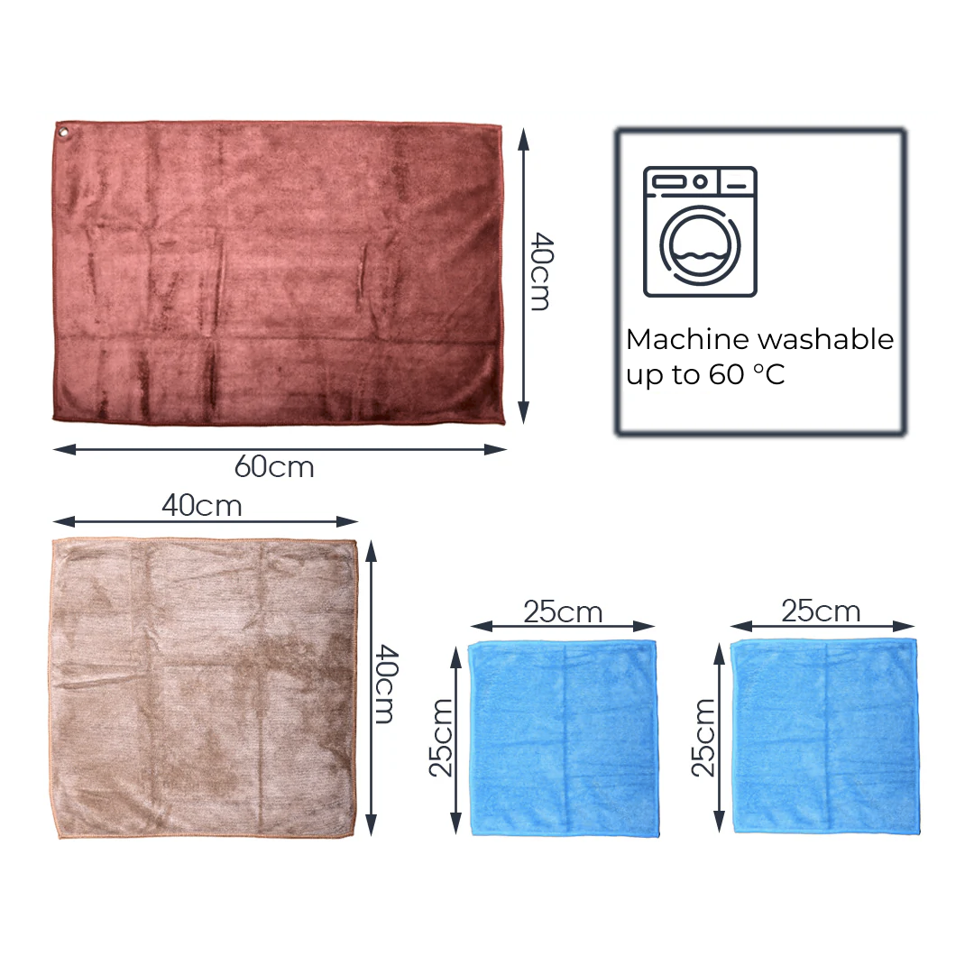 JoeFrex Barista Cleaning Cloths Set of 4
